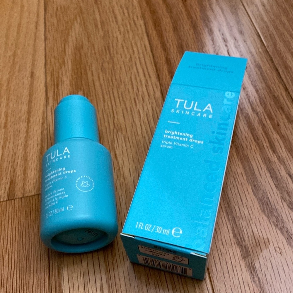 Tula Skincare brightening treatment drops